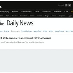 Huge Asphalt Volcanoes Discovered Off California