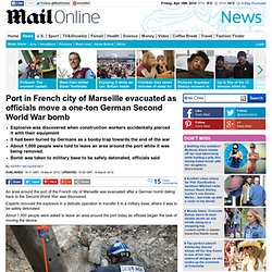 Second World War bomb found in Marseille, south of France