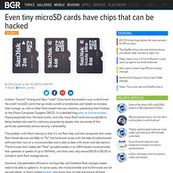 MicroSD storage card hack discovered, presented at the Chaos Computer Congress