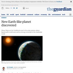 New Earth-like planet discovered