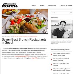 Seven Best Brunch Restaurants in Seoul