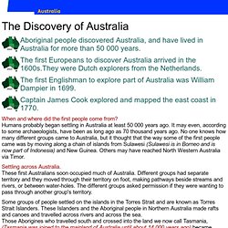 Discovery of Australia