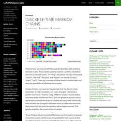 Discrete-time Markov Chains