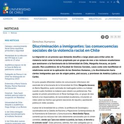 Discriminación a inmigrantes: las consecuencias sociales de la violencia racial en Chile