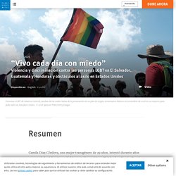 Violencia y discriminación contra las personas LGBT en El Salvador, Guatemala y Honduras y obstáculos al asilo en Estados Unidos