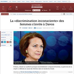 La «discrimination inconsciente» des femmes s'invite à Davos
