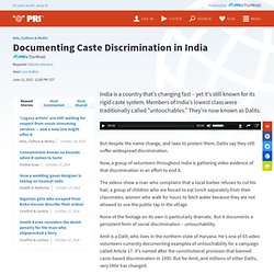 Documenting Caste Discrimination in India