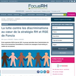 La lutte contre les discriminations au cœur de la stratégie RSE de Foncia