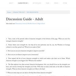 College / Adult Discussion Guide