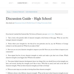 High School Discussion Guide