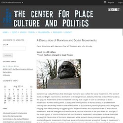 A Discussion of Marxism and Social Movements