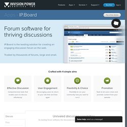 Community Forum Software - IP.Board
