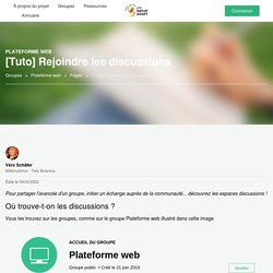 [Tuto] Rejoindre les discussions - Plateforme web