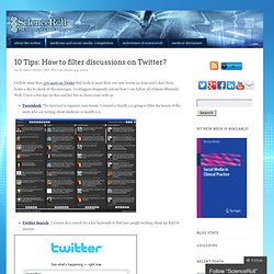 10 Tips: How to filter discussions on Twitter?