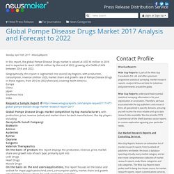 Global Pompe Disease Drugs Market 2017 Analysis and Forecast to 2022