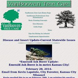 Disease and Insect Update