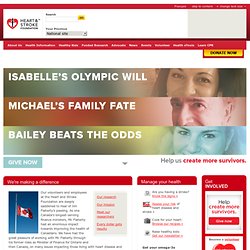 Select Your Province - Heart and Stroke Foundation of Canada