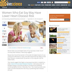 Women Who Eat Soy May Have Lower Heart Disease Risk