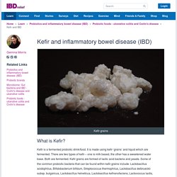 Kefir for Crohn's disease and ulcerative colitis