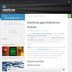 Diseño de apps Android con Kodular