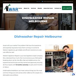 Dishwasher Repair Services Hoppers Crossing, Melbourne