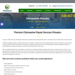 Premium Dishwasher Repair Services Wheaton
