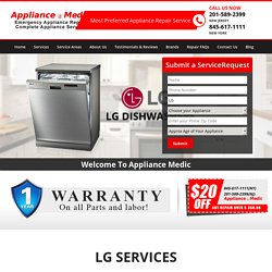 LG Dishwasher Repair Service NY and NJ