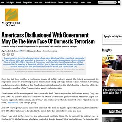 Americans Disillusioned With Government May Be The New Face Of Domestic Terrorism