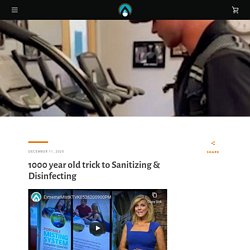 1000 year old trick to Sanitizing & Disinfecting – ExtremeMist PSS