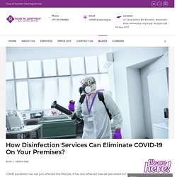 How Disinfection Services Can Eliminate COVID-19 On Your Premises?