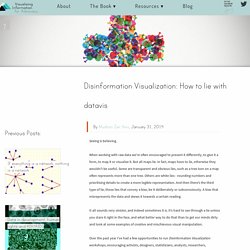 Disinformation Visualization: How to lie with datavis