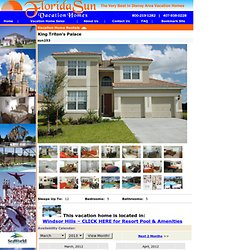 Orlando Vacation Homes, Disney Vacation Rentals, Florida Condos and Houses For Rent