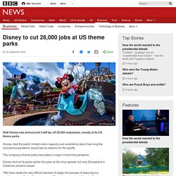 Disney to cut 28,000 jobs at US theme parks