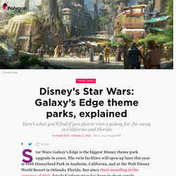 Disney’s Star Wars: Galaxy’s Edge theme parks, explained