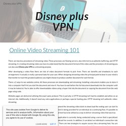 Disney plus VPN