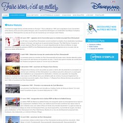 Disneyland Paris Careers - Notre histoire