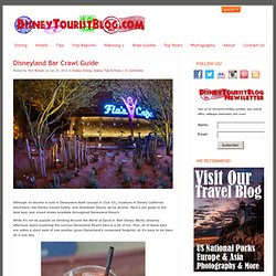 Disneyland Bar Crawl Guide