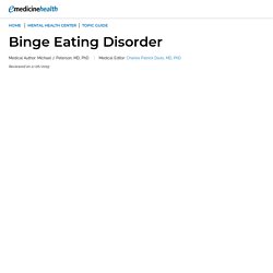 Binge Eating Disorder Symptoms, Treatment & Medication