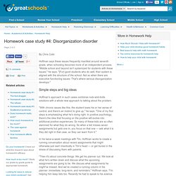 Homework case study #4: Disorganization disorder - Homework Help