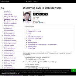 Displaying SVG in Web Browsers - SVG Tutorial