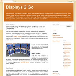 Benefits of Using Portable Displays for Trade Fairs and Exhibitions