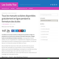 Manuels scolaires accessibles gratuitement