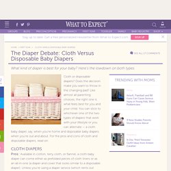 The Diaper Debate: Cloth Versus Disposable Baby Diapers - Baby Diapering Essentials