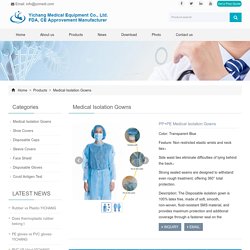 Disposable Isolation Gowns,Medical Gowns wholesale price-Yichang