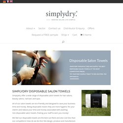 Simply Dry Disposable Salon Towels