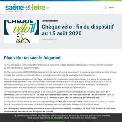 [Saône-et-Loire] Chèque vélo : fin du dispositif au 15 août 2020
