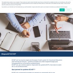 Dispositif ECVET