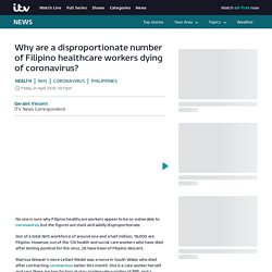 Why are a disproportionate number of Filipino healthcare workers dying of coronavirus?