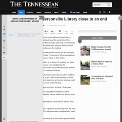 Dispute over Hendersonville Library close to an end