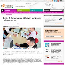 Outils 2.0 : formation et travail